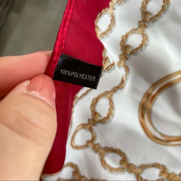 SHEIN OVERSIZED GEOMETRIC PAISLEY PATTERNED BANDANA SCARVES!! - Picture 8 of 12